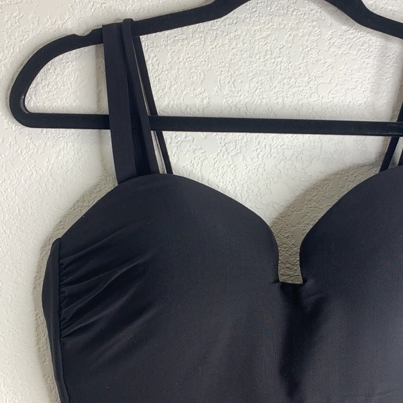 Athleta womans black large AQUALUXE one piece - Picture 5 of 11